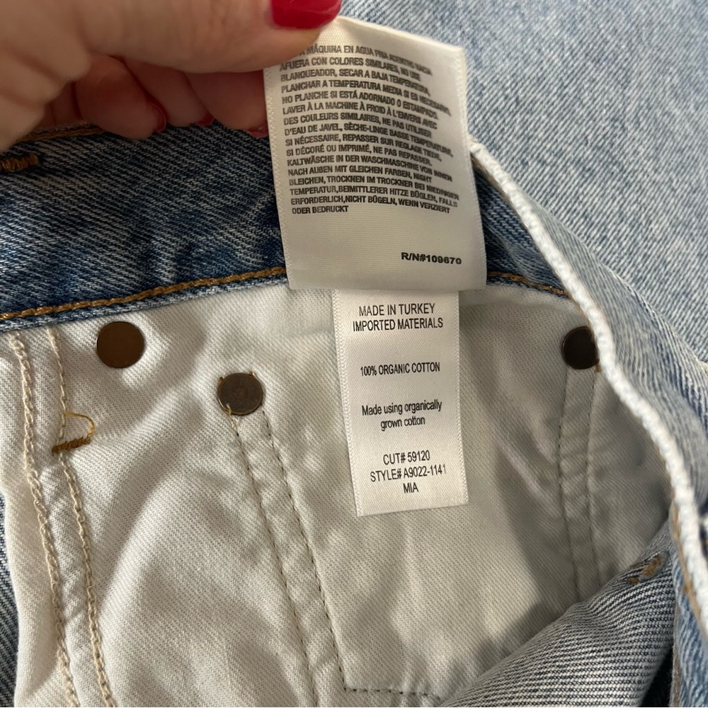 Agolde Mia Mid Rise Straight Denim - Picture 6 of 15